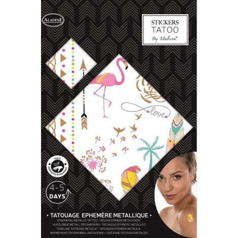 Tatuaże Aladine Trendy zmywalne metaliczne